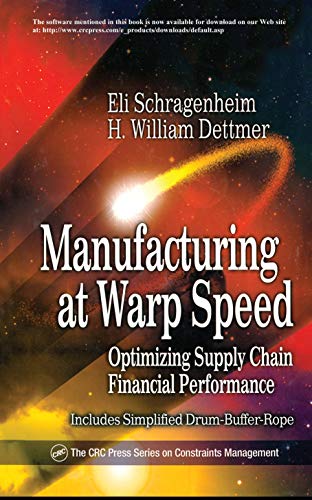 Cover of Manufacturing at Warp Speed: Optimizing Supply Chain Financial Performance